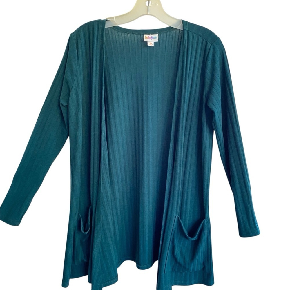 LulaRoe Long Sleeve Pockets Sweater Forest Green Size EXTRA SMALL